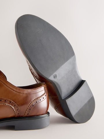 Next Обувь на шнуровке в Коричневый