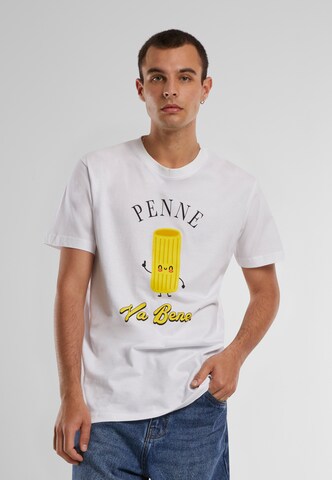 MT Men T-Shirt in Weiß: Vorderseite
