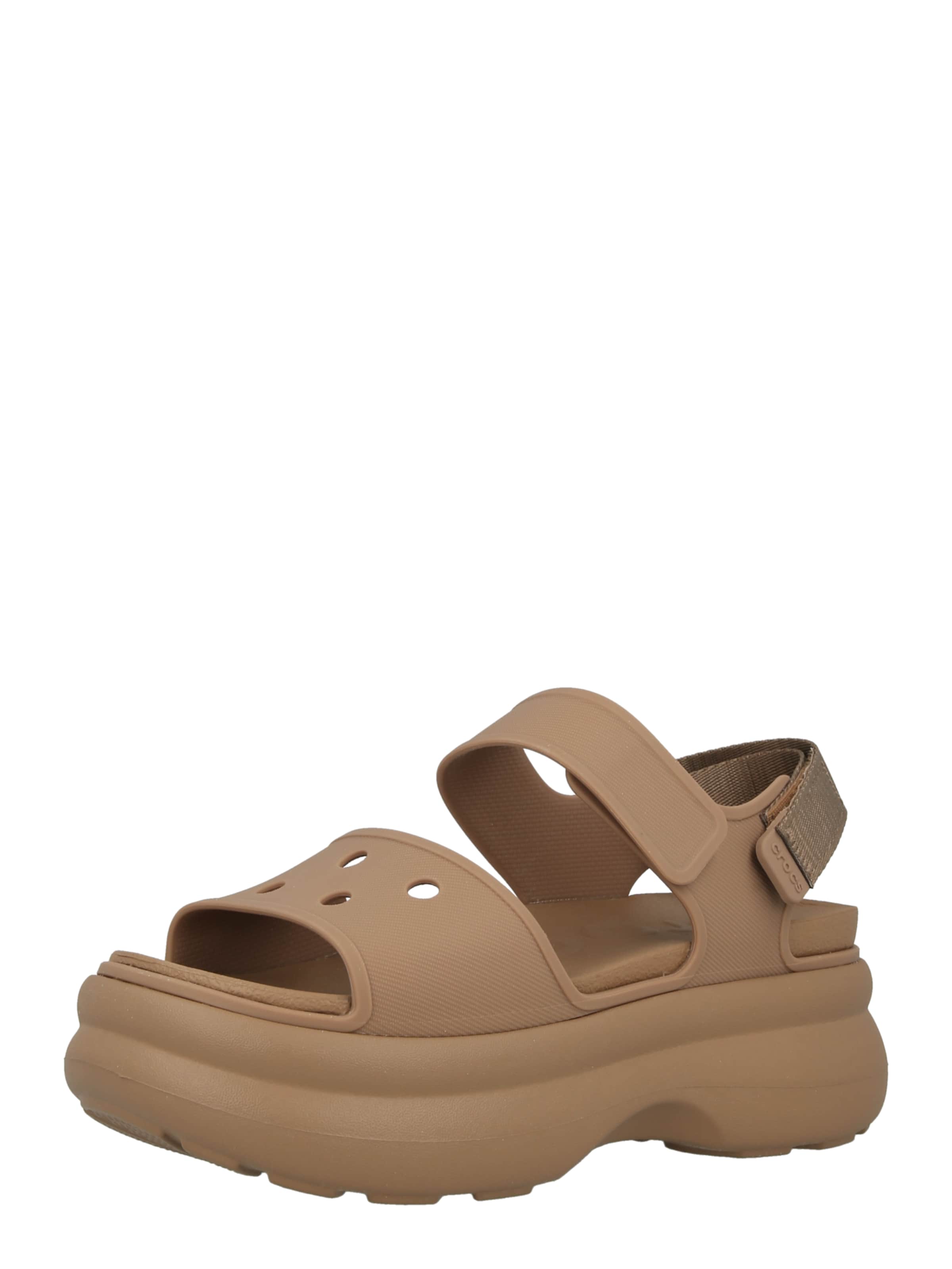 Crocs Sandalen met riem 'Soho' in Bruin: voorkant