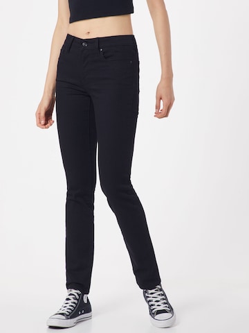 LEVI'S ® Slimfit Jeans '712™ Slim' i svart: framsida