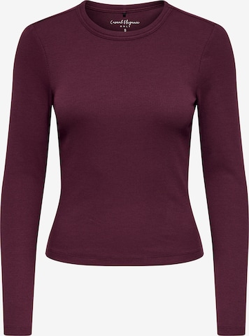 ONLY Shirt 'ONLVAL' in Lila: Vorderseite