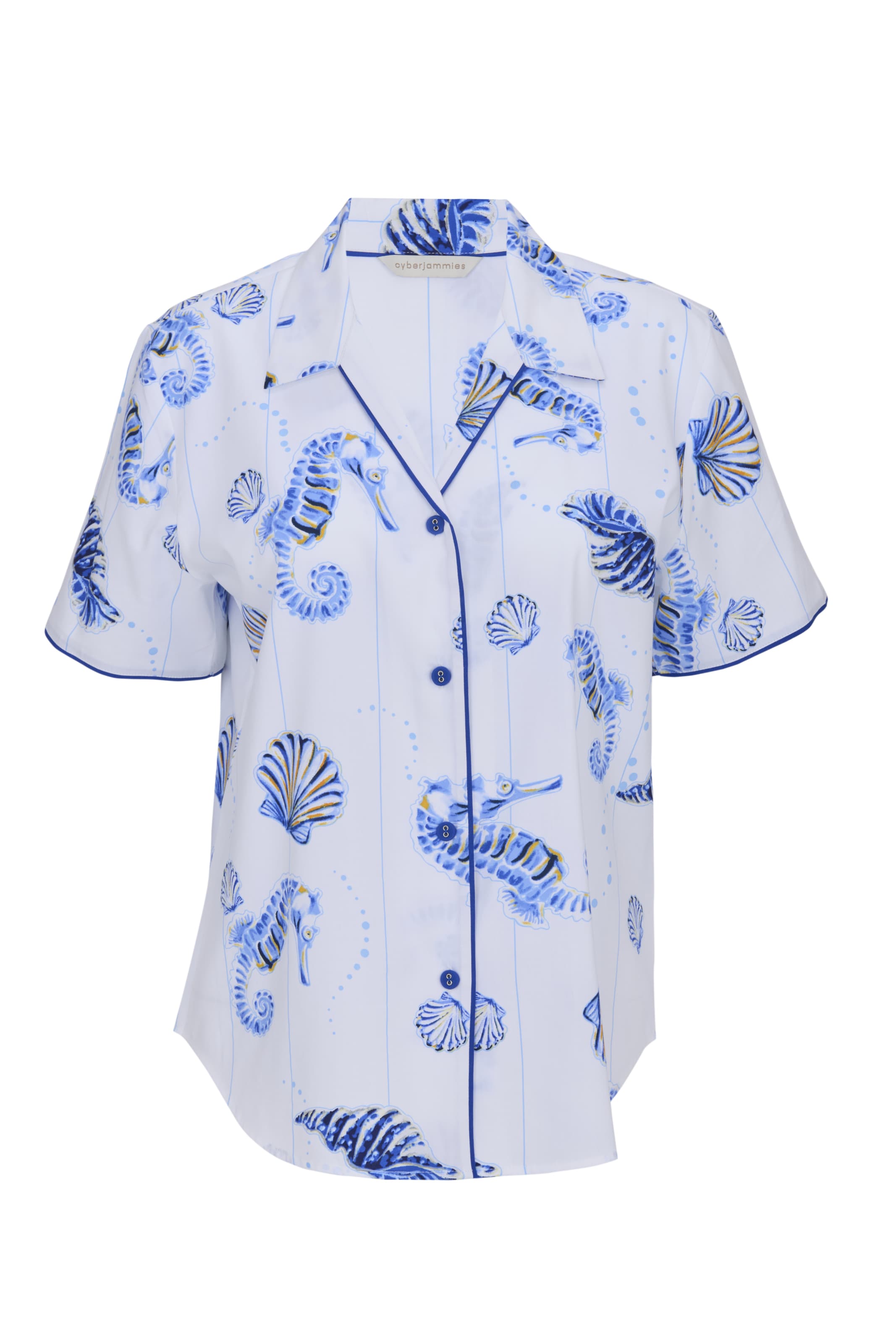 Chemise de nuit 'Essie' Cyberjammies en bleu : devant