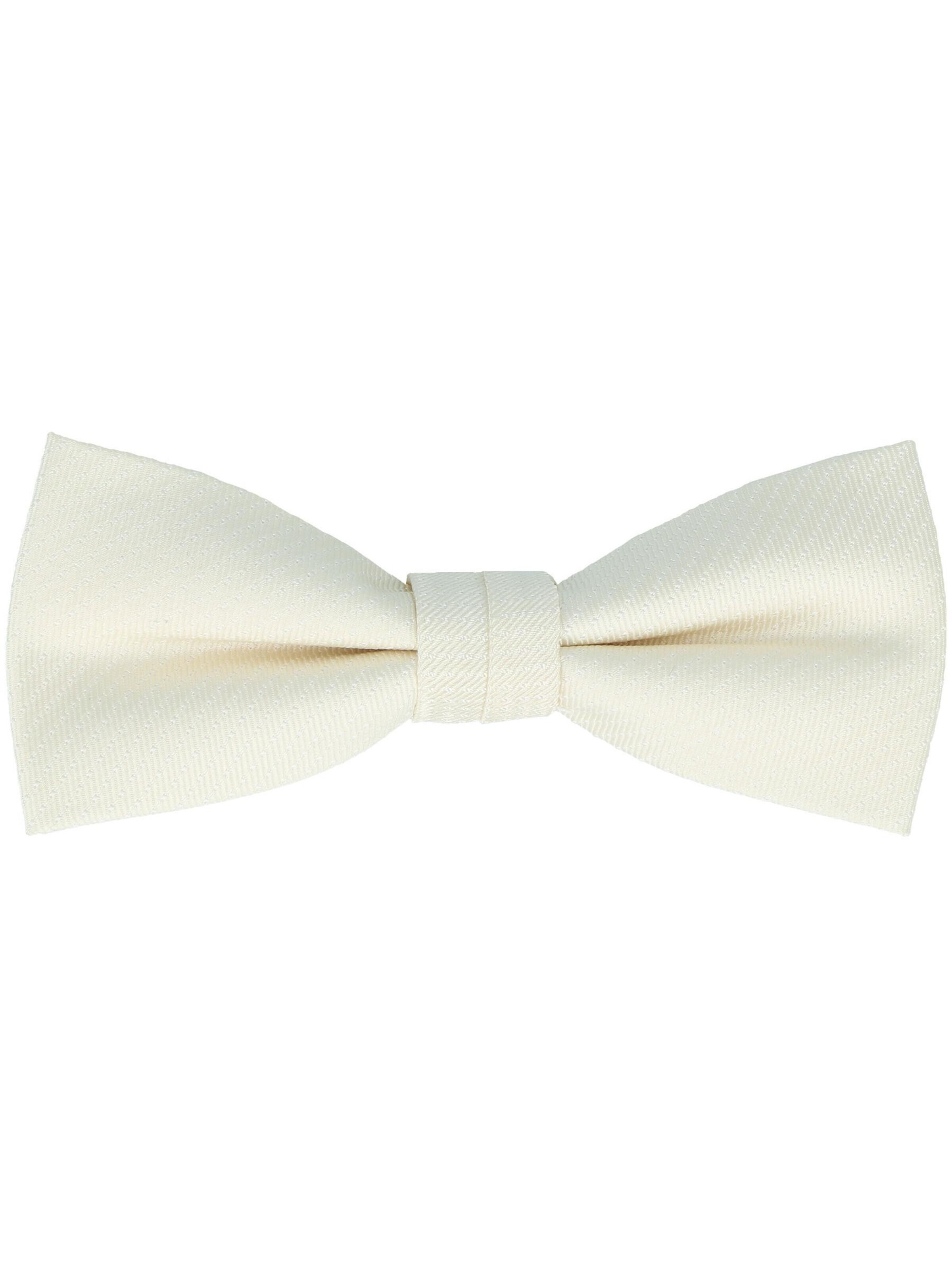 WILLEN Bow Tie 'Tupfen' in Beige: front