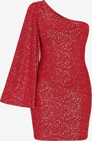 faina Coctailkjole i rød: forside