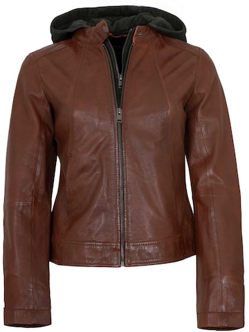 Jilani Between-Season Jacket 'Ashley' in Brown: front