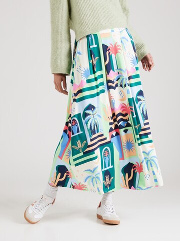 NÜMPH - Falda 'GABRIELLA' en verde: frente