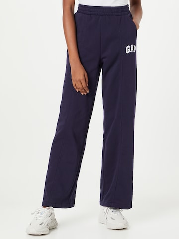 GAP Loose fit Pants in Blue: front