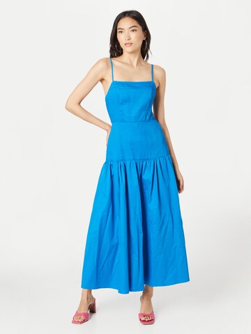 Robe Warehouse en bleu : devant