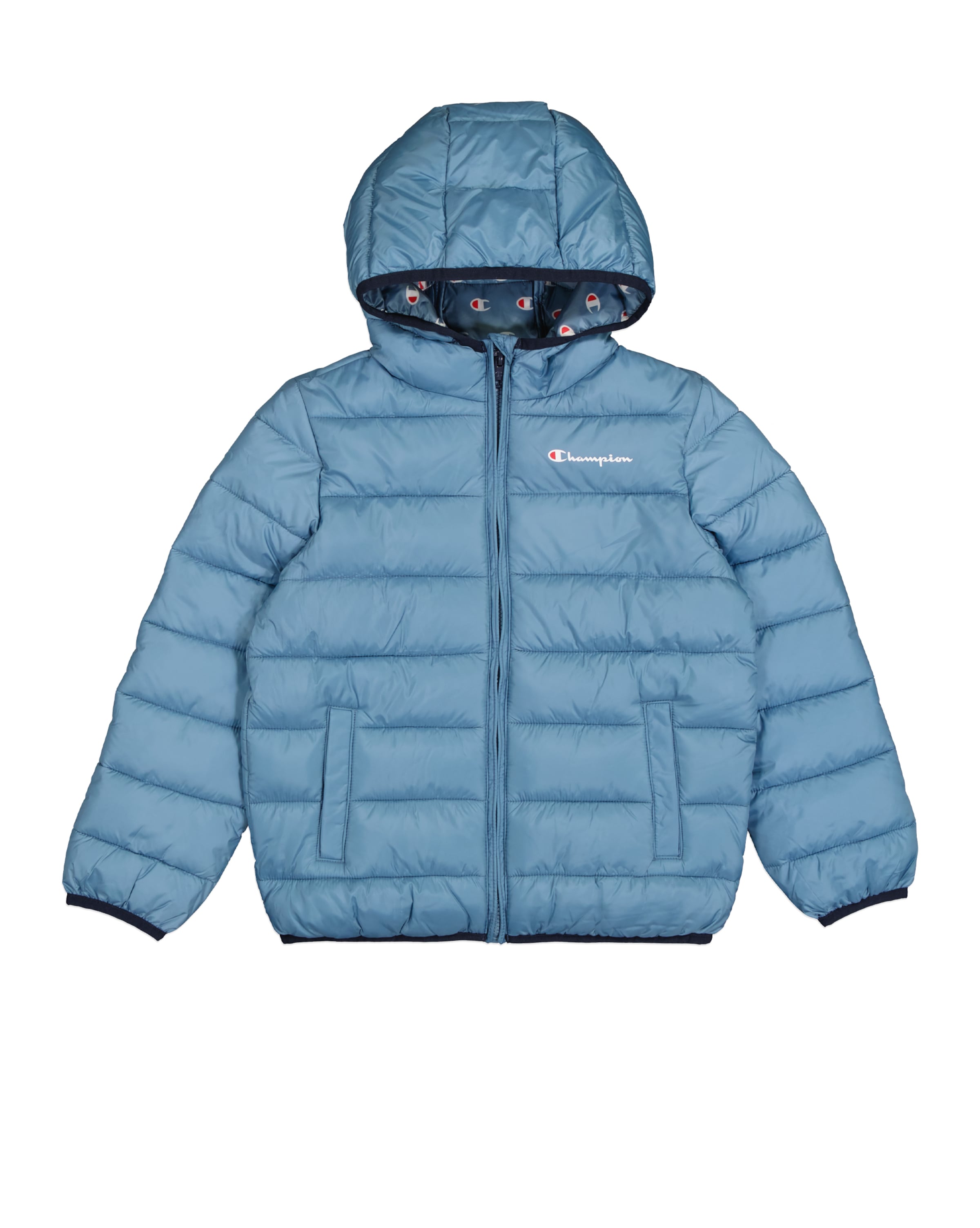 Champion Authentic Athletic Apparel Winter Jacket in Blue: front