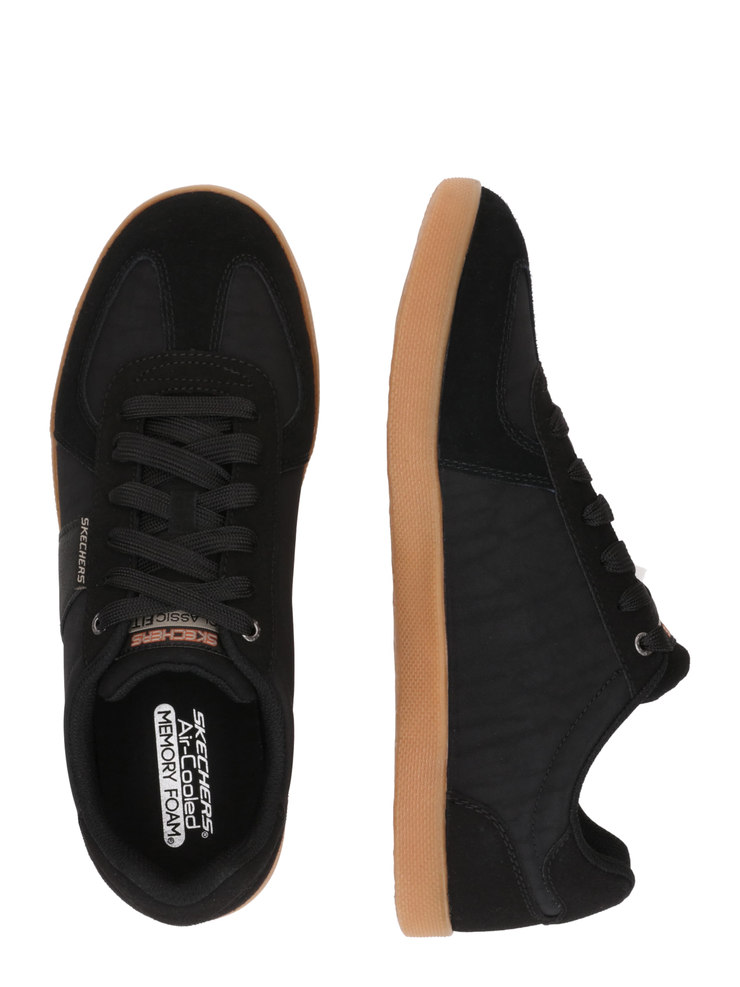 Baskets basses 'PLACER - CAMILO' SKECHERS en noir