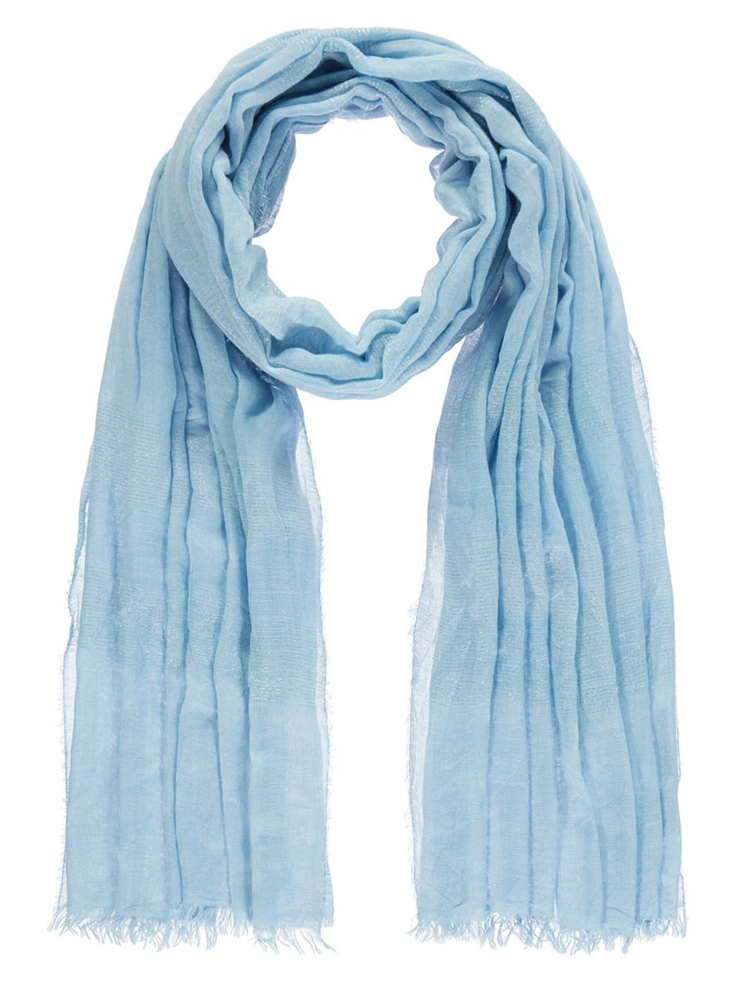 Passigatti Wrap 'Schal m. Silber-Lurexeffekten' in Blue: front