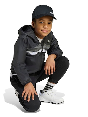 ADIDAS SPORTSWEAR Αθλητικό μπουφάν 'LK TIBERIO' σε μαύρο