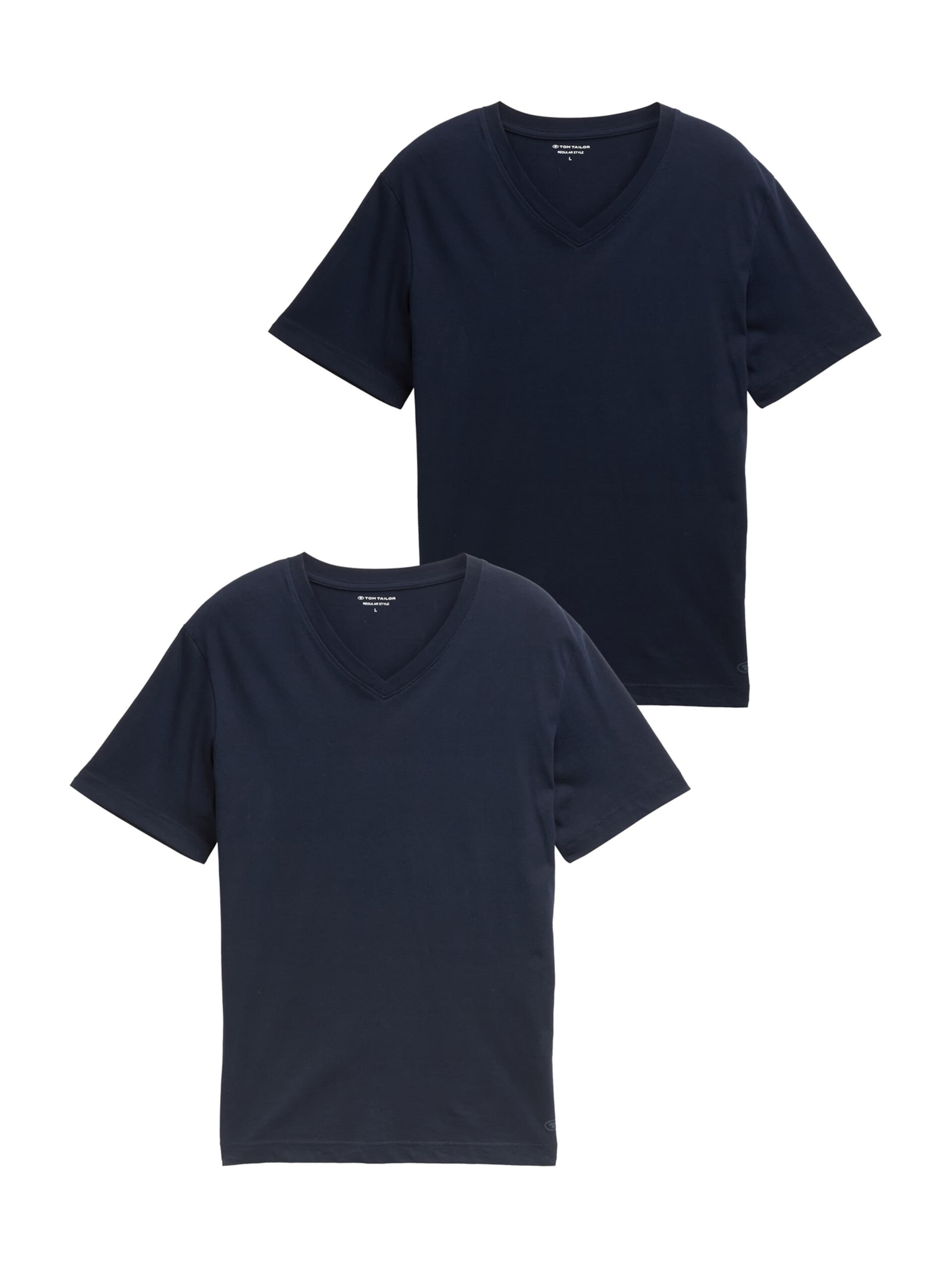 TOM TAILOR Tričko – modrá: přední strana