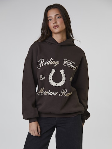 South Beach Sweatshirt in Braun: Vorderseite