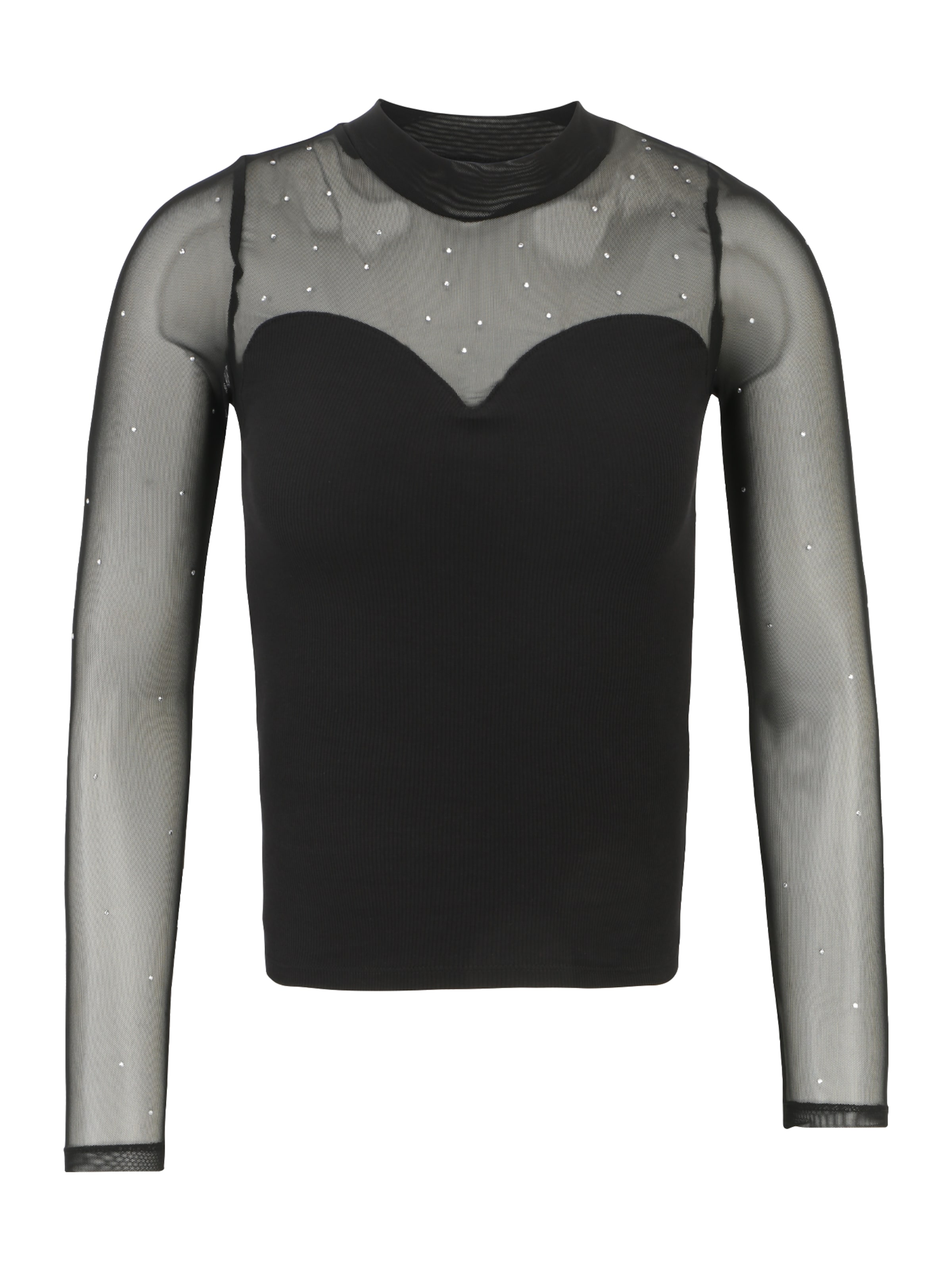 Noisy May Petite Majica 'MAYA' | črna barva: sprednja stran