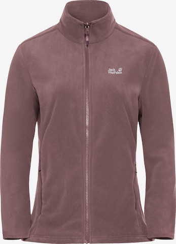 JACK WOLFSKIN Fleecejacke in Lila: Vorderseite