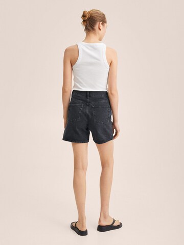 MANGO Regular Shorts 'ZAIDA' in Grau