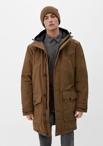 s.Oliver Winter Jacket in Brown: front