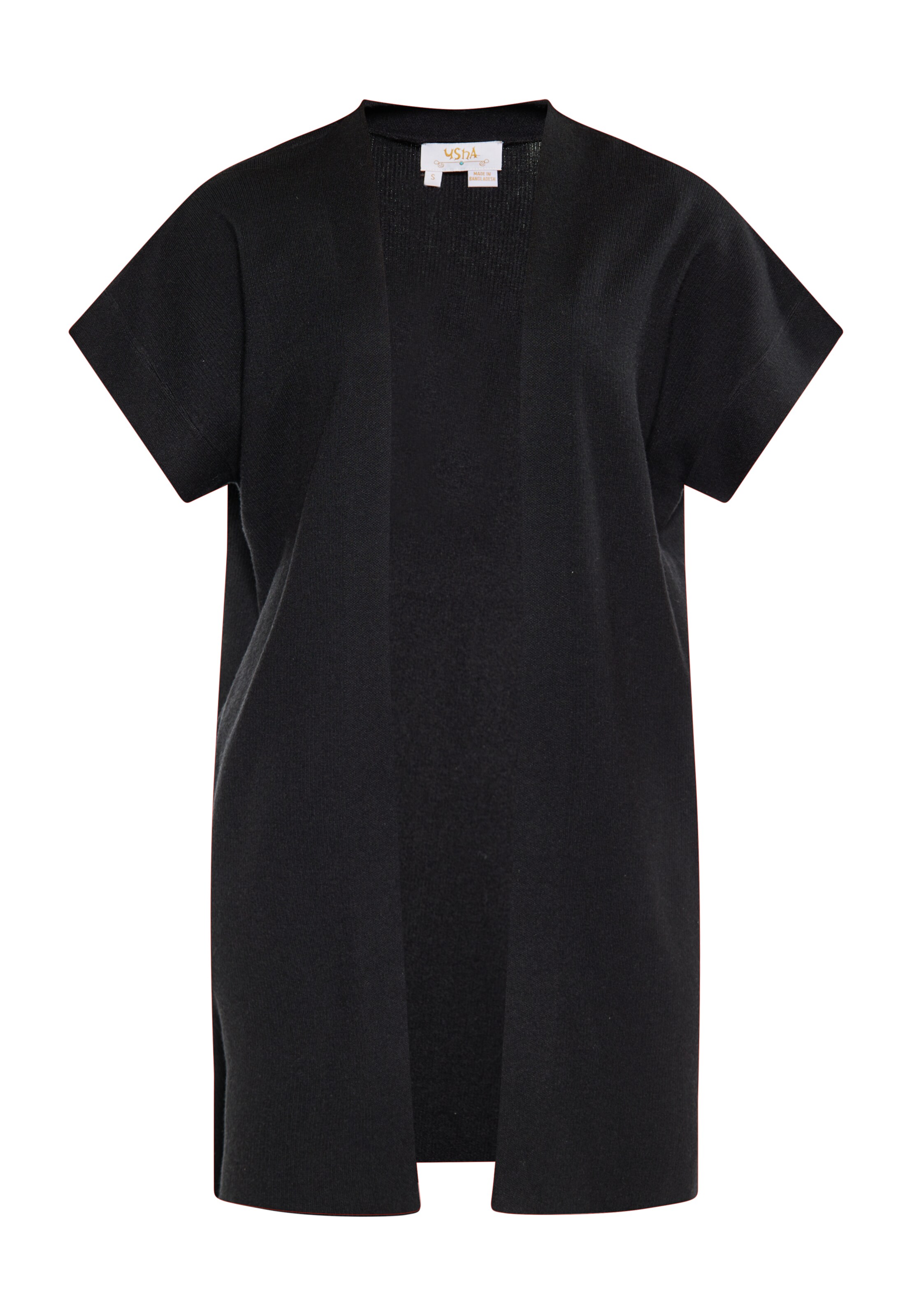 usha FESTIVAL Strickjacke in Schwarz: Vorderseite