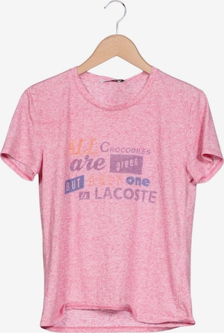 LACOSTE T-Shirt M in Pink: Vorderseite