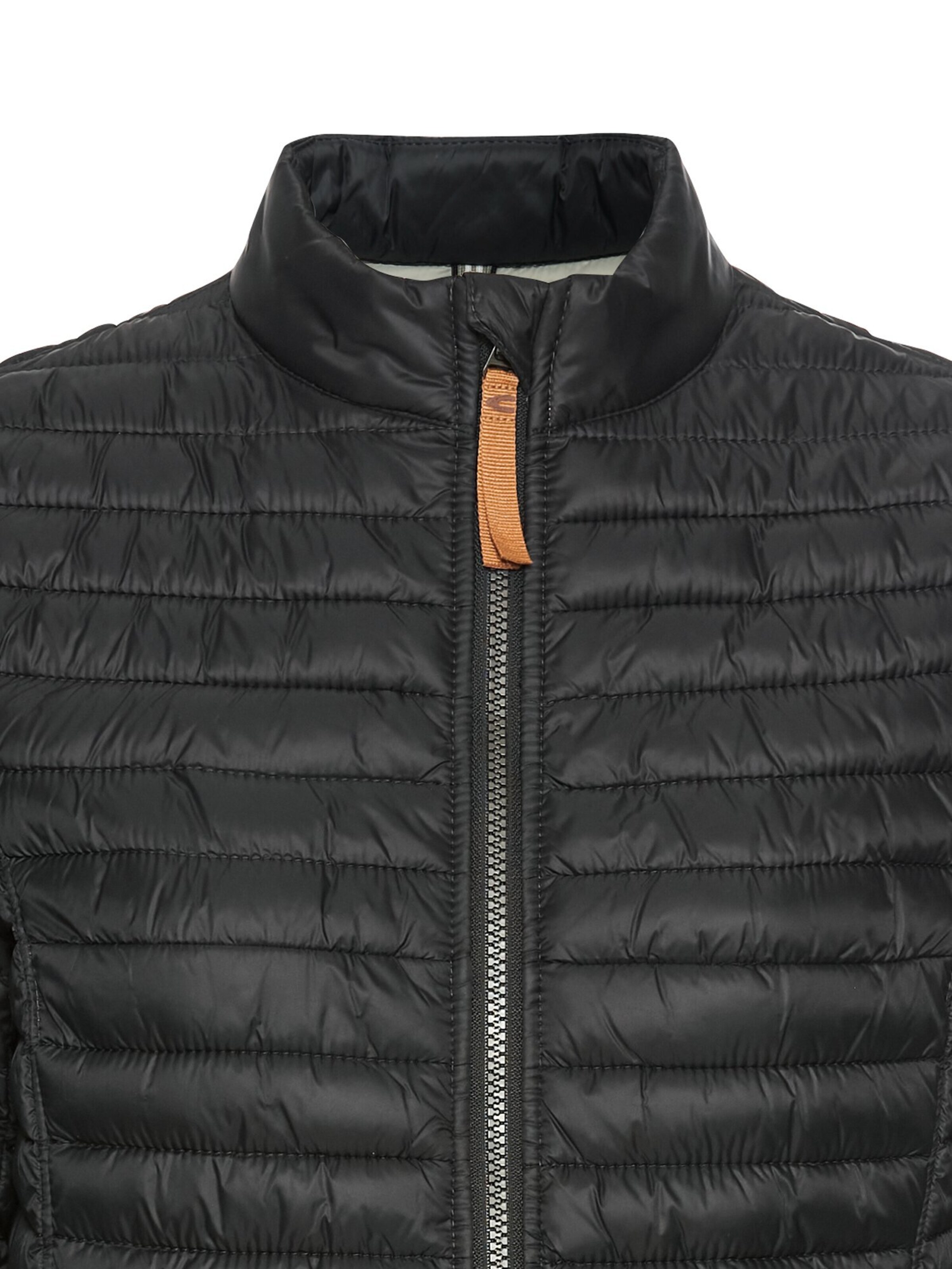 CAMEL ACTIVE Leichte Steppjacke aus recyceltem Polyamid in Schwarz