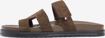 TOMMY HILFIGER Pantolette in Braun: Vorderseite