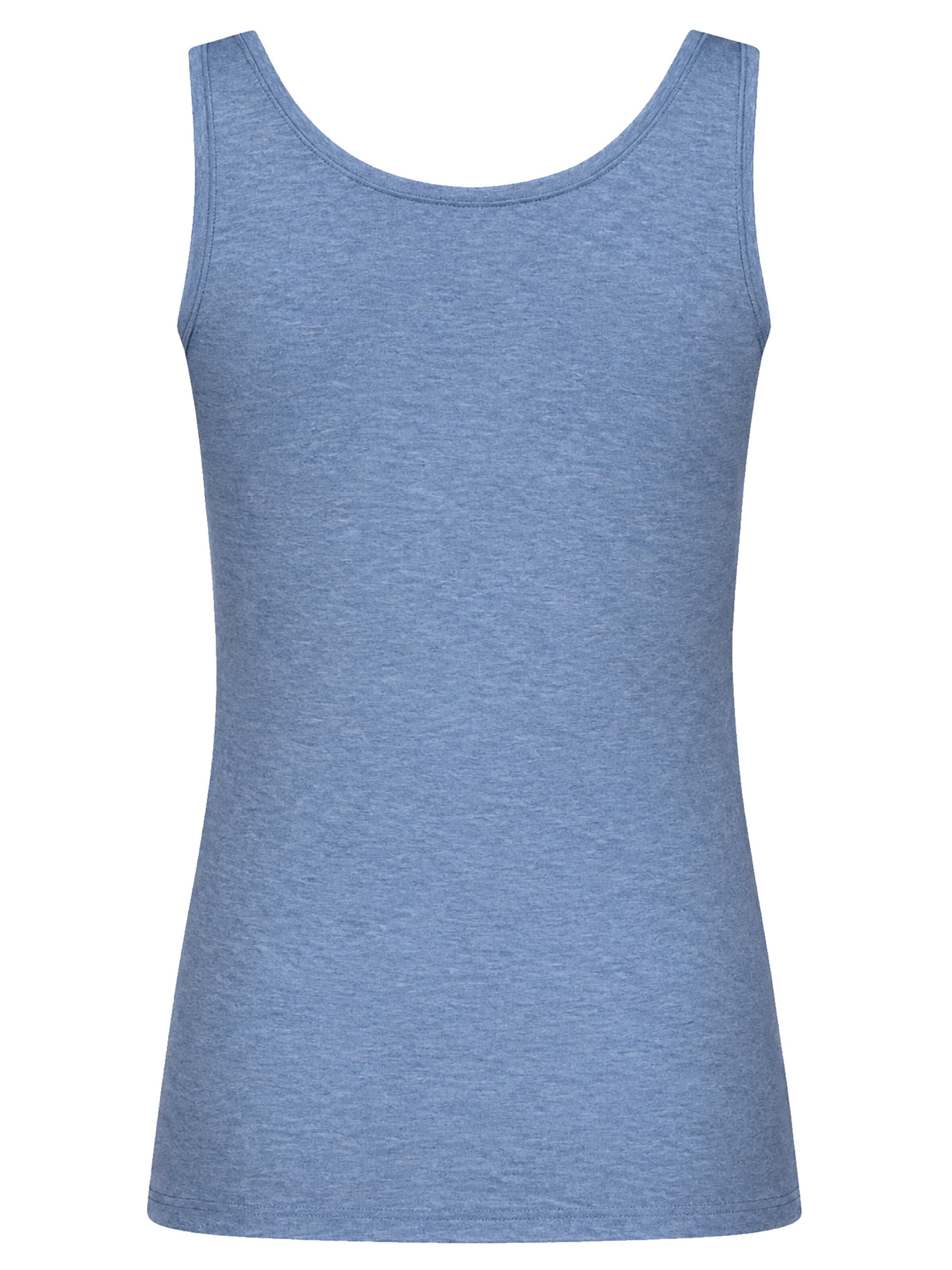 Skiny Top '2er P Tanktop' in Blue