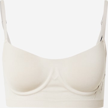 Calvin Klein UnderwearBalkonet Grudnjak - bijela boja: prednji dio