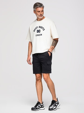 Ombre Loosefit Sportovní kalhoty – černá
