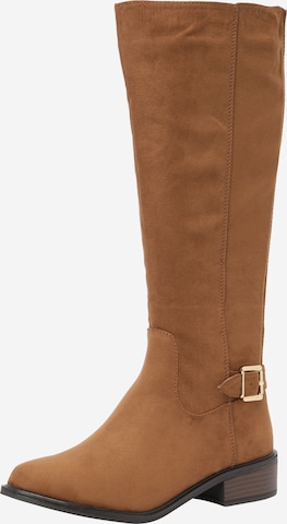 Bottes 'Kinley' Dorothy Perkins en marron : devant