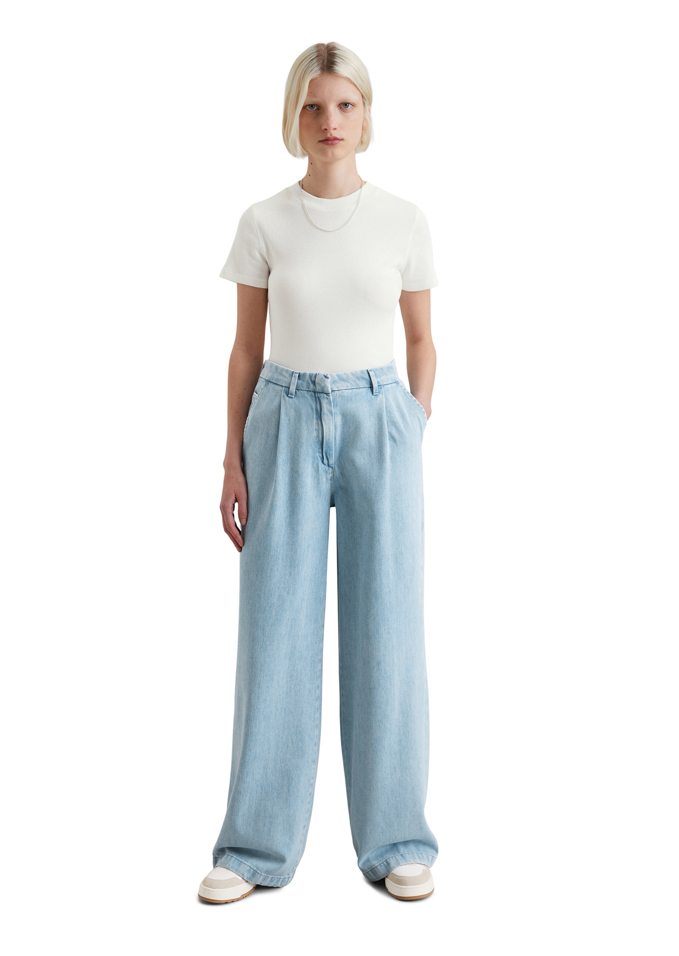 Wide Leg Jean Marc O'Polo DENIM en bleu
