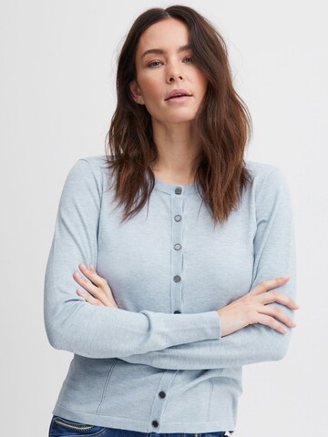 Cardigan 'Sara' PULZ Jeans en bleu : devant