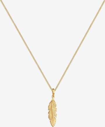 ELLI Necklace 'Feder' in Gold