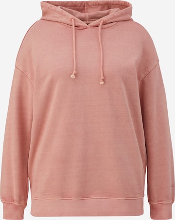 TRIANGLE Sweatshirt in Roze: voorkant