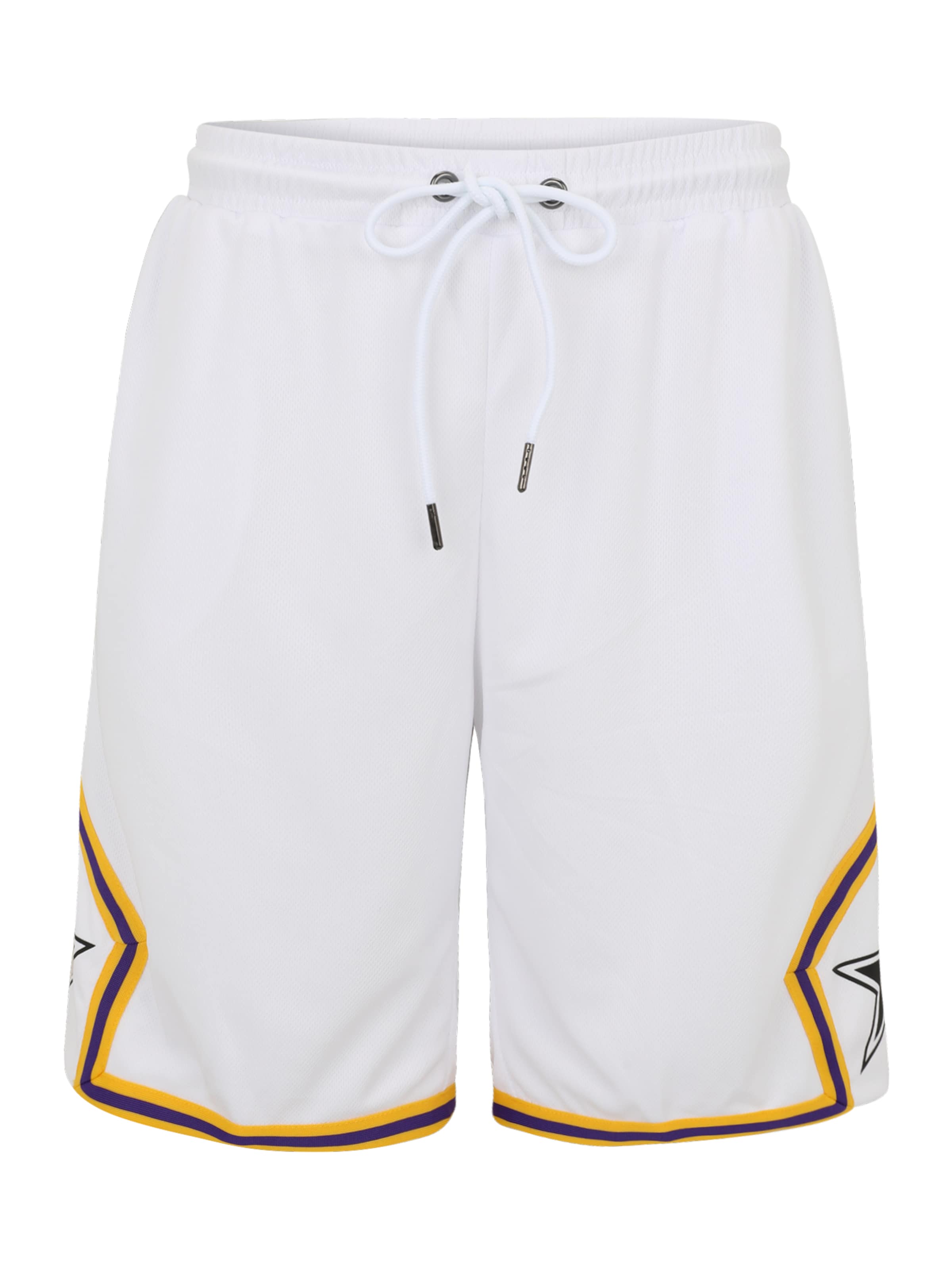 Starter Black Label Loosefit Nadrág 'Star' - fehér: elől