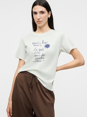 T-shirt 'PANTERA' Weekend Max Mara en blanc