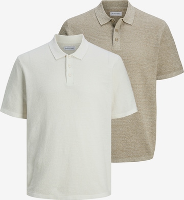 JACK & JONES Shirt 'George' in Beige: front