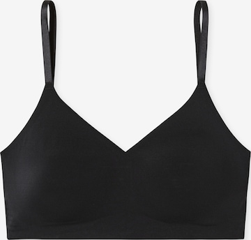 SCHIESSER Bralette Bra ' Invisible Soft Padded ' in Black: front