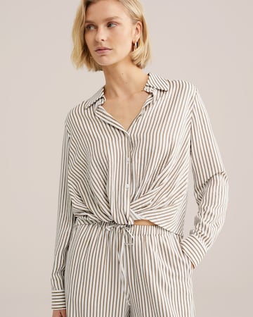 WE Fashion Halenka – béžová: přední strana