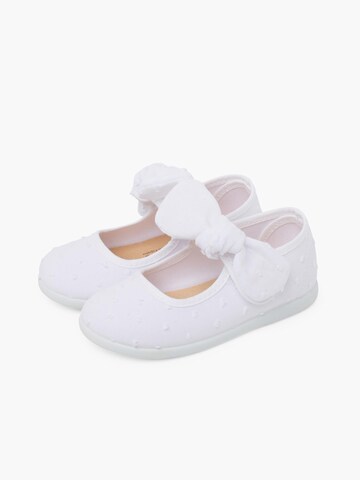 Ballerines Pisamonas en blanc