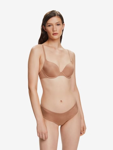 ESPRIT T-shirt Bra in Beige: front