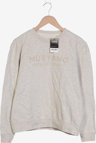 MUSTANG Sweatshirt & Zip-Up Hoodie in M in Grey: front