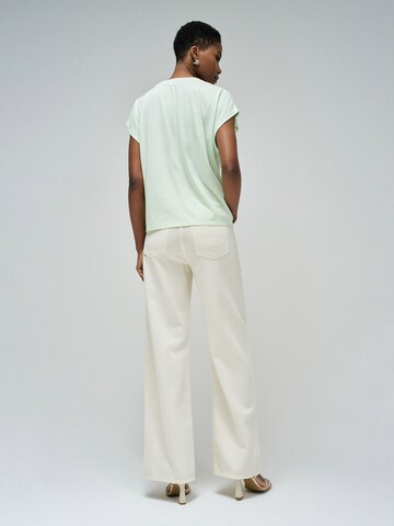 Salsa Jeans T-shirt in Grün