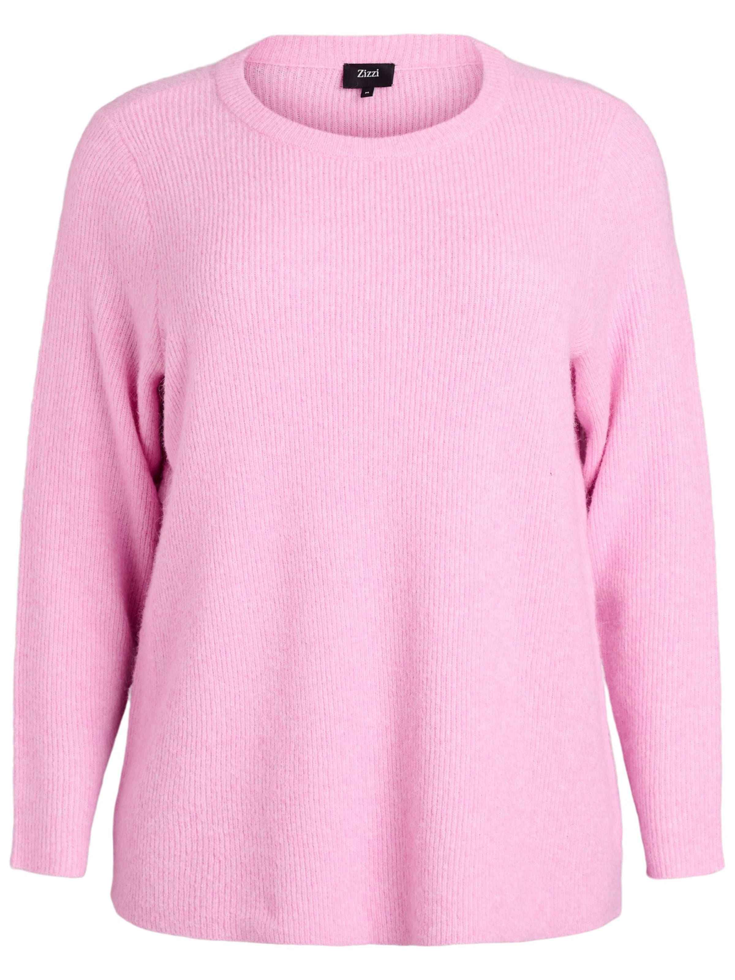 Zizzi Πουλόβερ 'Cavilma' σε ροζ: μπροστά