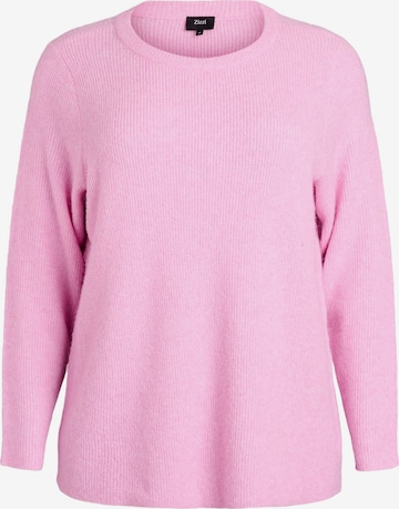 Pulover 'Cavilma' de la Zizzi pe roz: față