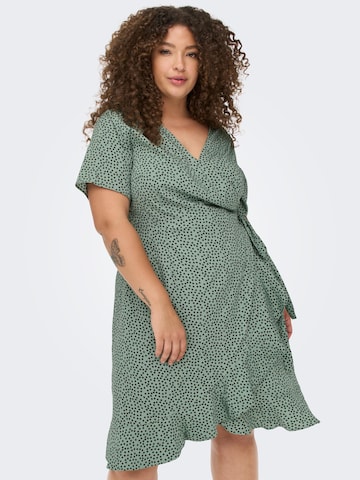 Robe 'LIVIA' ONLY Carmakoma en vert : devant