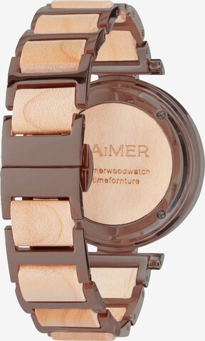 LAiMER Analog Watch in Bronze