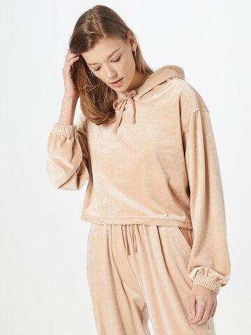 Designers Remix - Sudadera 'Frances' en beige: frente