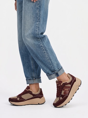 BLACKSTONE Sneakers laag 'V-RILEY' in Rood