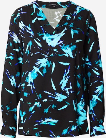 COMMA - Blusa en azul: frente